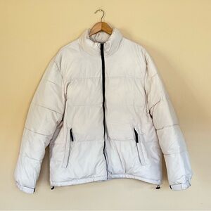 Zara Cream Puffer Jacket